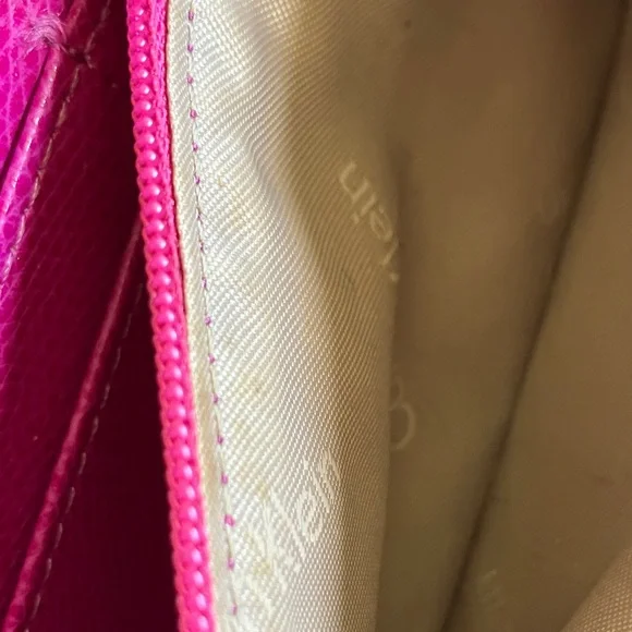 Calvin Klein Fuchsia Zip Wallet - Picture 5 of 5